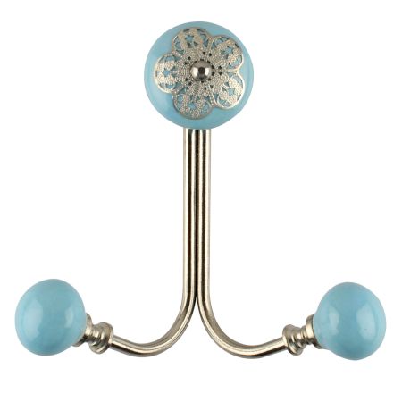Turquoise Strewn Flat Wired Hooks Online